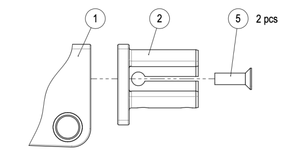 Installation step 2 – buffer tube